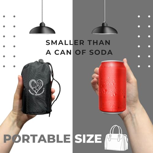 Breast Intentions ® Almohada portátil para lactancia materna, soporte inflable para brazos para lactancia y alimentación con biberón, altura y firmeza ajustables, bloque de soporte de alimentación + 1 - imagen 7