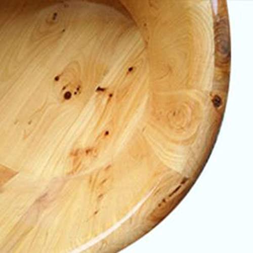Balde de madera para baño de pies de cedro 40 cm miniatura 6