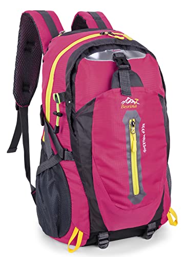 Besrina Zaino Trekking 40 Litri, Impermeabile da Montagna per Uomo/Donna, Multifunzione per Escursionismo, Campeggio e Viaggio (Spallacci e Cerniere Migliorati)
