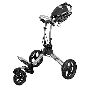 Clicgear Rovic Model RV1S 2.0 Golf Push Cart with 360 Degree Swivel Front Wheel, Foldable 3-Wheel Walking Golf Cart