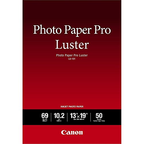 Canon LU-101 13X19(50) Luster Photo Paper, 13" x 19" (50 Sheets)