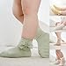 Pjeghbvop Baby Socks Breathable Ankle With Bowknot Decors For Girls Age 0-2 Year Lovely Princess Fashionable Ankle Socks