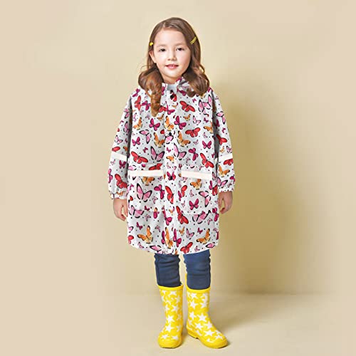 Toddler Kids Hooded Raincoat Boys Girls Water-Proof Outerwear Rain Jackets Cartoon Children Outdoor Rainwear2