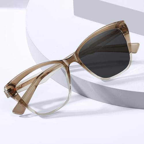 Lunettes œil de chat en monture transparente pour rester élégante au bureau comme en terrasse - 4