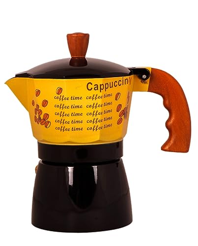 Image of 3D CREATIONS Aluminium 3 Cups Aluminum (Polished) South Indian Filter Degree Kaapi /Coffee Machine or Percolator /Perculator Or Italian Espresso Or Decoction Coffee Maker Cup or Moka /Mocha Maker