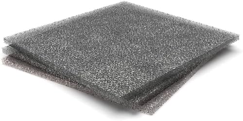 Image of Nickel Foam (Size: L 200mm x W 300mm x T 1.5mm)(Cell Size -110PPI)(Purity > 99%)(Cell Size (PPI): 10 PPI)(Thickness: 10 mm)(Porosity: 97%-98%)(Pack of 1)