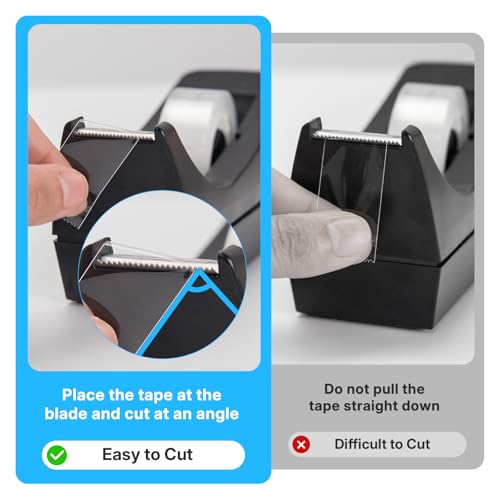 Image of OWLKELA 20 Rolls Tape Refills, Clear | Transparent Glossy Tape, All-Purpose, Ideal for Office, Home and School