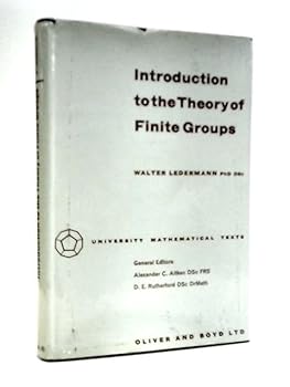 Hardcover Introduction to the Theory of Finite Groups. Fourth Revised Edition. Book