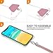 takyu Cell Phone Lanyard Neck Strap, Universal Phone Strap with Adjustable Polyester, Crossbody Cell Phone Lanyard Compatible for Most Smartphones (Pink)