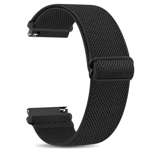Vancle Ersatzarmband 22mm Herren Damne, 22mm Elastisches Armbänder Weich Nylon Uhrenarmband für Smartwatch Zubehör mit Schnellverschluss Watch Band für Männer Frauen