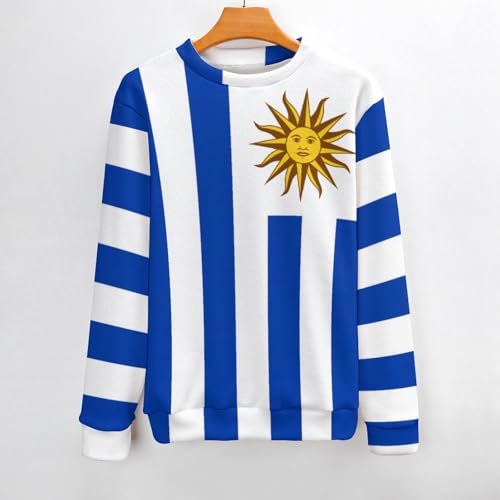 United Nations Flag Sweater Long Sleeve Crew Neck Knitted Casual Pullover Sweater3