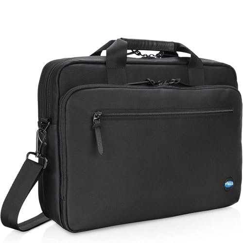Sac en cuir Premier Slim Briefcase élégant pour PC portable Dell