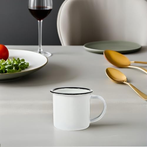 Tasses à eau en émail incassables et légères pour thé et café de randonnée - 6