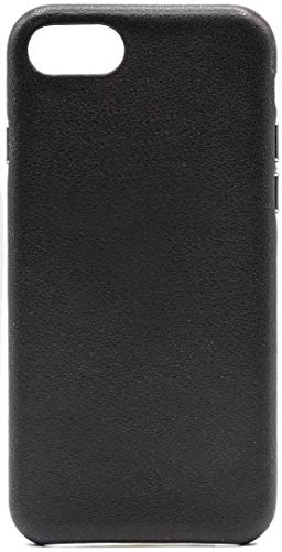 Genuine Cowhide Black Leather Cell Phone Case For Iphone 8 Plus #TOP2