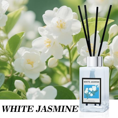 Difusor de varillas aromas jazmín blanco 120 ml miniatura 2