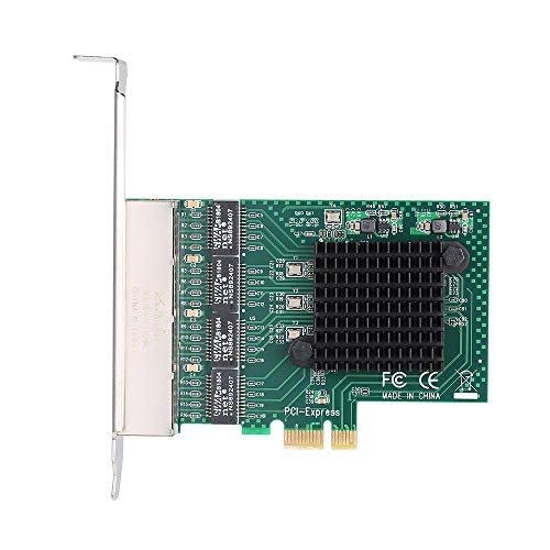 Adaptador de rede Docooler PCI-E Ethernet 4 portas Gigabit 1000 m suporte PCI-E X1X4 X8 X16