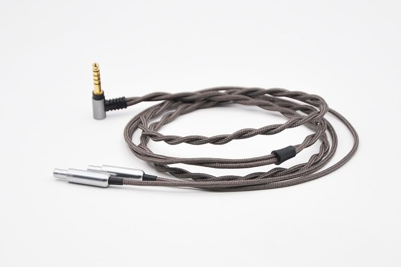 4.4mm 2.5mm 3.5mm 6N OCC Nylon Braided Balanced Cable 4ft Compatible with Senns HD820, HD800, HD800s, Dharma D1000 Headphones