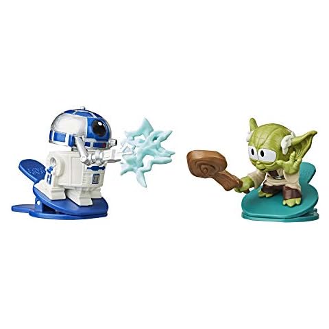 Star Wars Battle Bobblers R2-D2 and Yoda Figures Cover