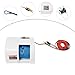 Gdrasuya10 Boat Electric Anchor Winch 12V 25LBS Saltwater Marine Anchor Windlass System with 100ft Rope Anchor Winch with Remote Control Winches for Fishing Boat Pontoon Boat, White