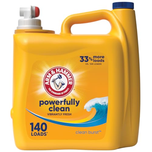 Image of Arm & Hammer Liquid Laundry 140oz Clean Burst dual HE