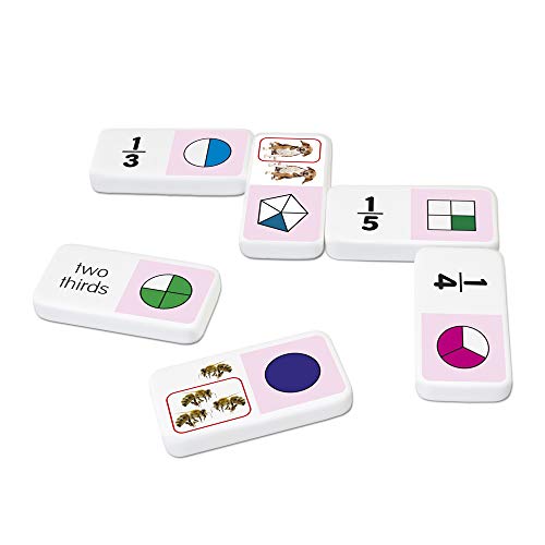 Junior Learning Fraction Dominoes 7.8 in x 4.7 in x 1.5 in miniatura 6