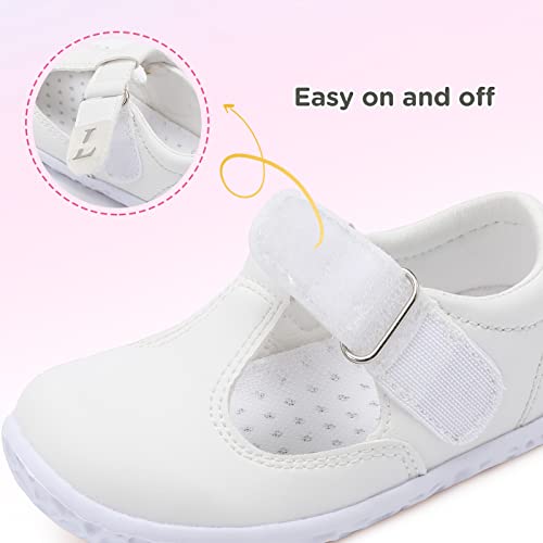 Lightweight Anti-Slip Mary Jane Shoes for Toddler Girls by L-RUN