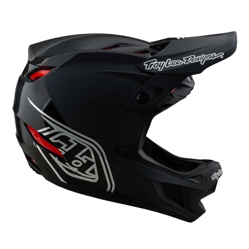 Casque Troy Lee Designs D4 évitez les chocs en VTT polyacrylique Shadow Black MD