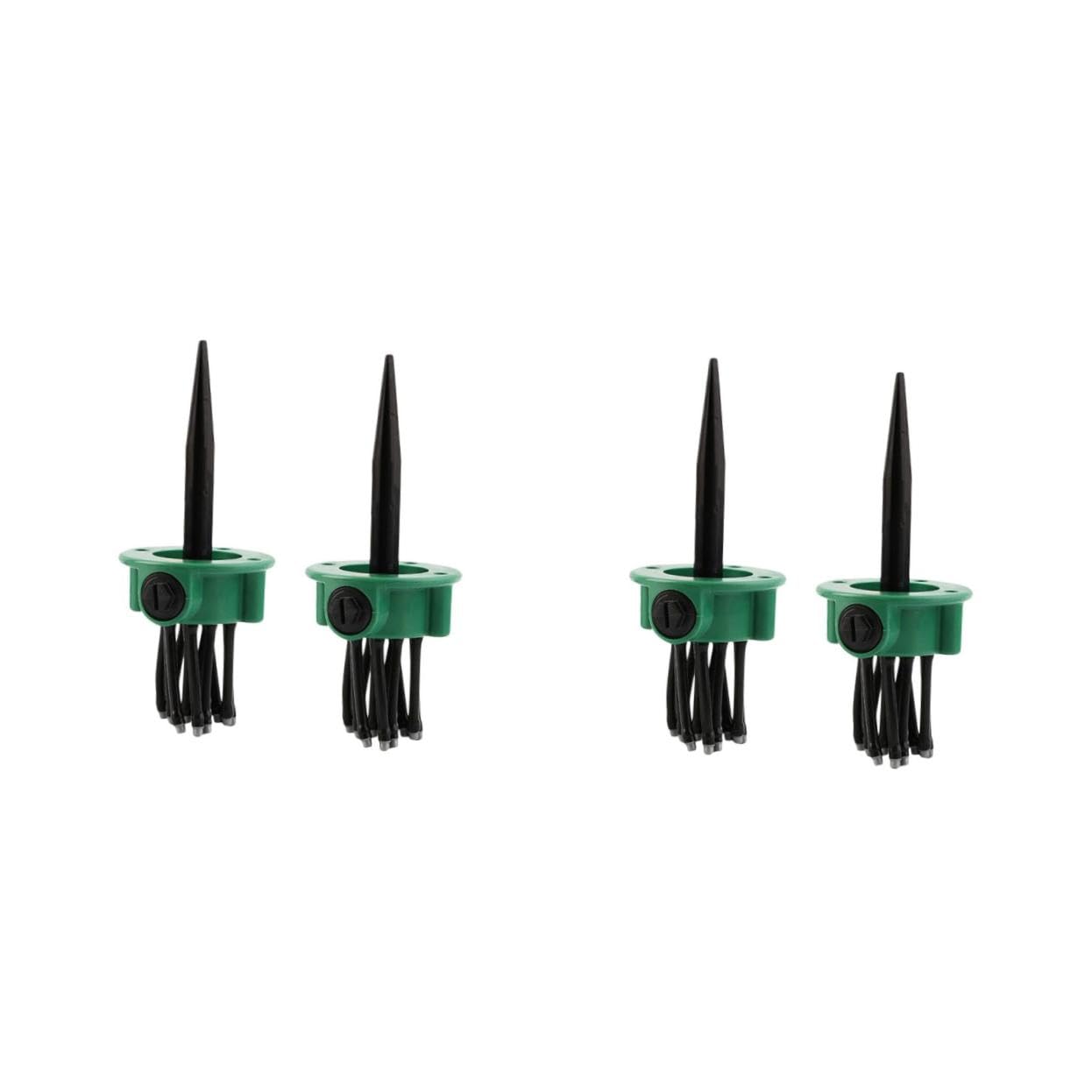UPKOCH 4 Set 360 irrigatore Automatico irrigatore per irrigazione dell'erba irrigatori irrigatore da Giardino spruzzatore d'Acqua irrigatore per Giardino plastica Green