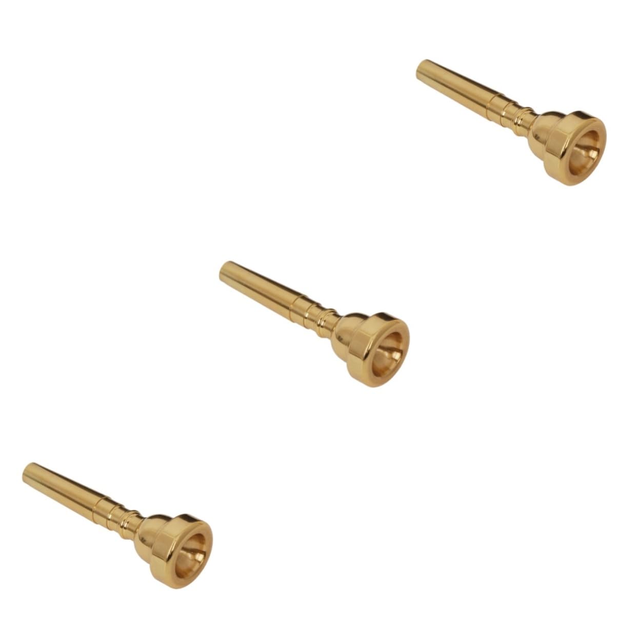Abaodam Bocchino Di Ricambio Per Tromba Dorata 3 Pezzi Accessori in Rame Per Trombe