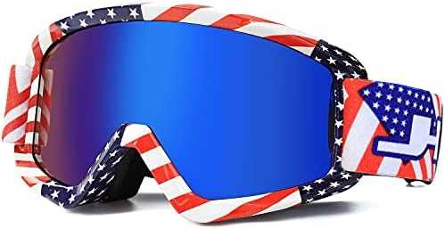 AVV Motorcycle Goggles for Men Women - Windproof ATV Dirt Bike Goggle, Anti UV Off-road Glasses For Riding MTB Motocross