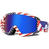 AVV Motorcycle Goggles for Men Women - Windproof ATV Dirt Bike Goggle, Anti UV Off-road Glasses For
