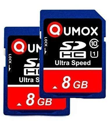 Preisvergleich Produktbild QUMOX 2X 8GB Klasse 10 UHS-I (U1)