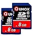 Produktbild QUMOX 2X 8GB Klasse 10 UHS-I (U1)
