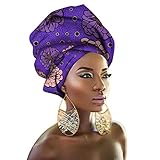 【Diseño personalizado】Destacado con patrones vivos y colores brillantes. Cambia la forma del pañuelo a tu estado de ánimo, peinado y turbante. Doblado, plisado, etc, hace que su moldura se adapte a sus necesidades.