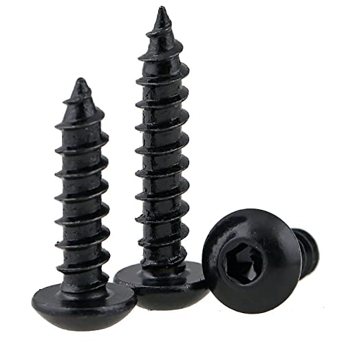 Image of Rely⇒VP INDUSTRIES (Pcs-25) M4x13mm Allen Button Cap Head Self taping Screw | Allen Button Cap Head Self Taping for Furniture Bolt Crib Bunk Bed Furniture Cot