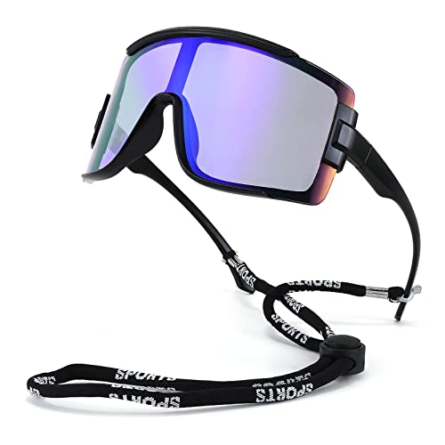 FEISEDY Men Women Sunglasses, 80s Sport Cycling Baseball Glasses for Youth Teens Running Softball B4057 — view 2