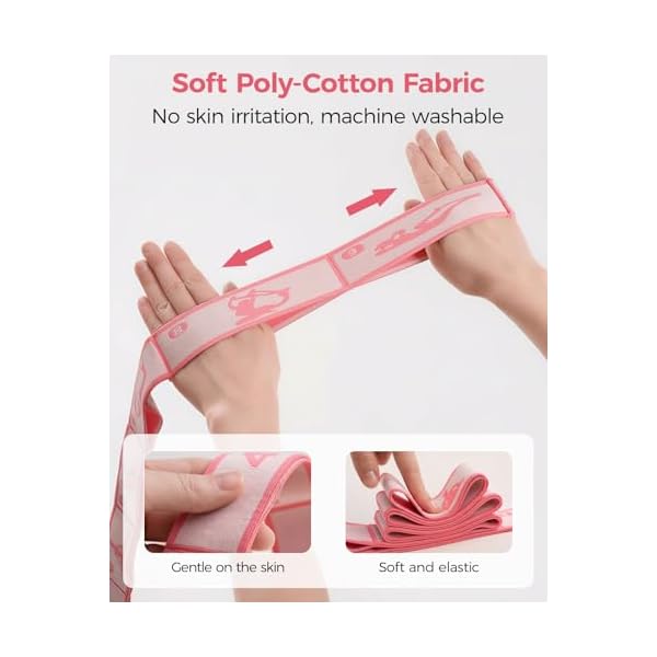 Slim Panda 2 PCS Stretch Strap for Kids Gymnastics Multi-Loop Elastic Strap for Ballet, Latin, Dance, Yoga, Children Flexibility Training & Exercise Resistance Yoga Band- 8 Loops - Image 3