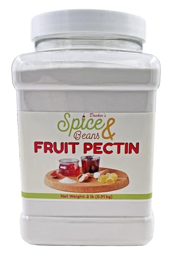 Fruit Pectin | Thickener, Jams, Jellies, Preserves, Fillings, Gummy Candies | by Dasher's Spice & Beans | 2 lb