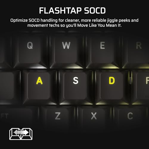 CORSAIR VANGUARD 96 Wired Mechanical RGB Gaming Keyboard – QWERTY US, 96% Layout, MLX Quantum Linear Switches, 8000Hz Hyper-Polling, Virtual Stream Deck, SOCD Flashtap – Black by Corsair - Image 7