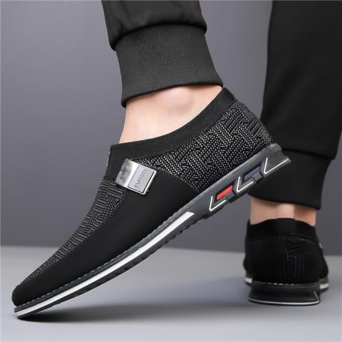 Image of Veslesth Men Casual Shoes Sneakers Loafers Comfort Walking Shoes Fashion Driving Shoes Luxury Leather Shoes for Male Business Work Office Dress Outdoor