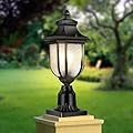 XANGQAN Dusk to Dawn Outdoor Post Lights Light Hardwired 120V with Pier Mount Base, Anti-Rust Pole Lantern, Modern Light Fixture, 100% Aluminum Waterproof Exterior Lamp for Yard, Garden, Pathway