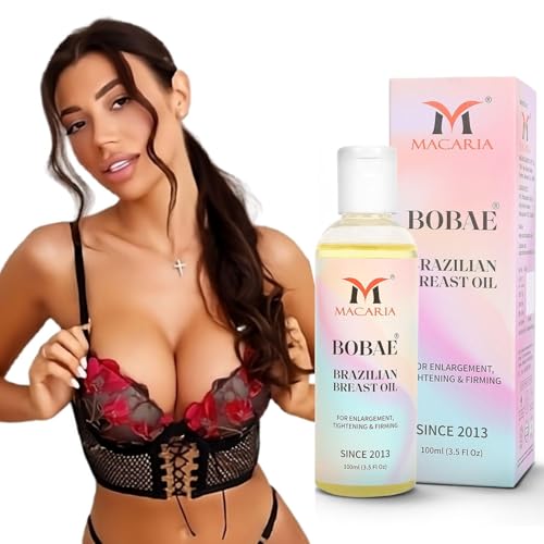 MACARIA Bobae Brazilian breast enlargement Oil for quick growth | Toning Massage Oil Quick Fast Breast Enhancement Gel bigger Brazilian Boobs Women enlargement Oil for quick larger growth
