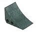 Vestil PWC-G Recycled Polypropylene Plastic Wheel Chock 10-1/4 In. x 7-1/2 In. x 7-1/2 In. Green