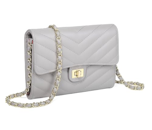 Image of YAZEKOUS Crossbody Bags Small Purse for Women Leather Phone Clutch Purses