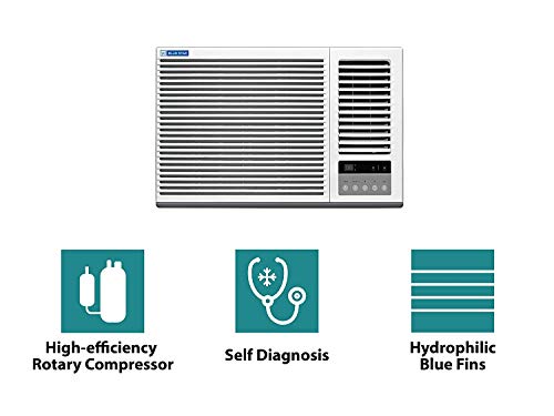 Image of Blue Star 1.5 Ton 5 Star Window AC (Copper, 5W18GBT, White)