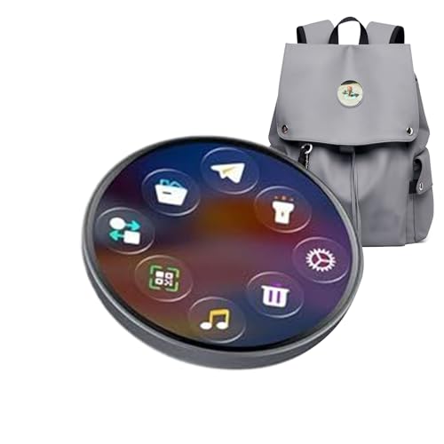 de píxel digital: Pin de pantalla de alta definición, lindo botón magnético | Función de reproducción de fotografías y vídeos, accesorio portátil para mochilas, sombreros, chaquetas, escuela,