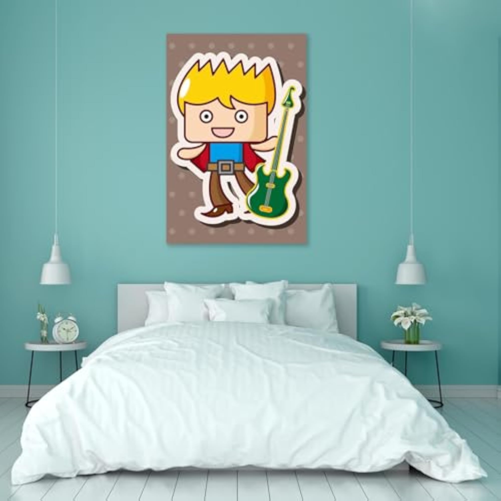 Guitar Player D11 Vinyl Wall Sticker