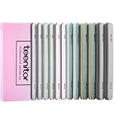Teenitor Nail Buffer and Shine Kit, 12pcs Nail Files 100/180 Emery Boards for Natural Nails, Fing...