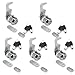 1Pack Toolbox Lock with Keys 5/8 Inch Cabinet Locks Keyed Alike Tubular Cam Lock Hook Cam with Zinc Alloy