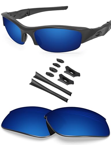 Image of BLAZERBUCK Replacement Lenses & Sock Kit for Oakley Flak Jacket OO9008 Sunglass